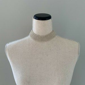 BA Suarti Sterling Silver Chainmaille Chainmail Dog Collar Choker Toggle Necklac